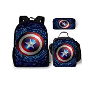 Captain America Three-Piece Backpack Set